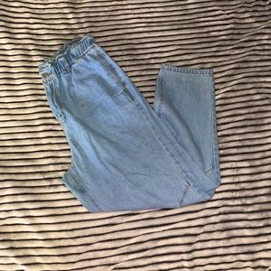 high waisted mom jeans